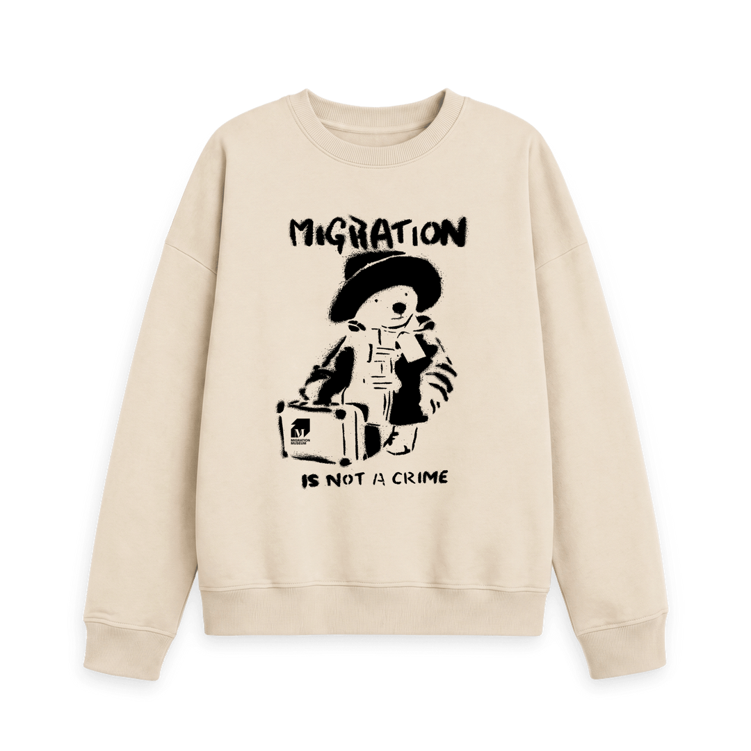 Oat Printed Sweater Front