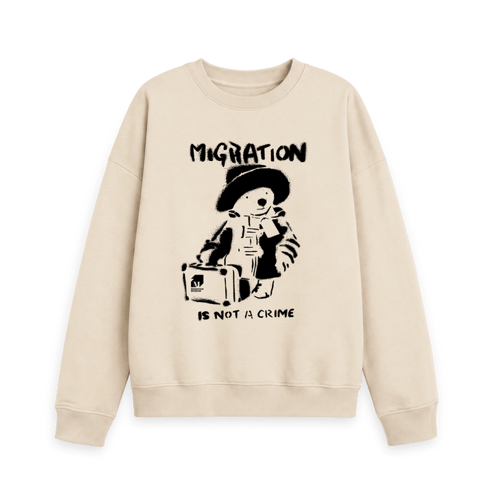 Oat Printed Sweater Front