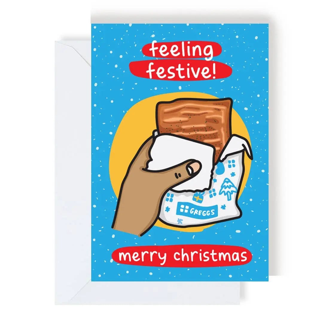 Festive Bake Christmas Greeting Card The Playful Indian