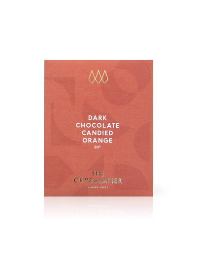 Candied Orange Dark Chocolate Bar 50g