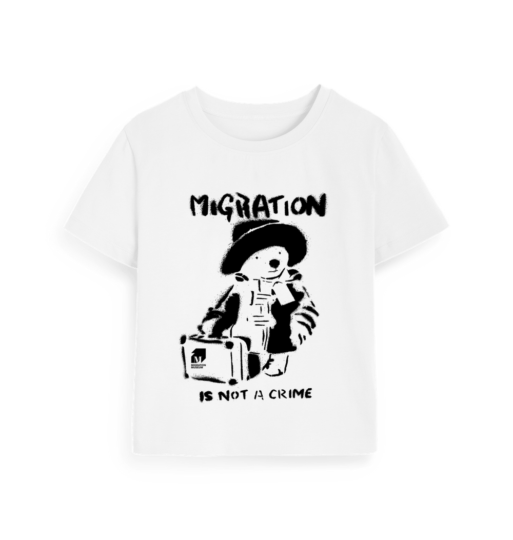 White Printed T-shirt Front