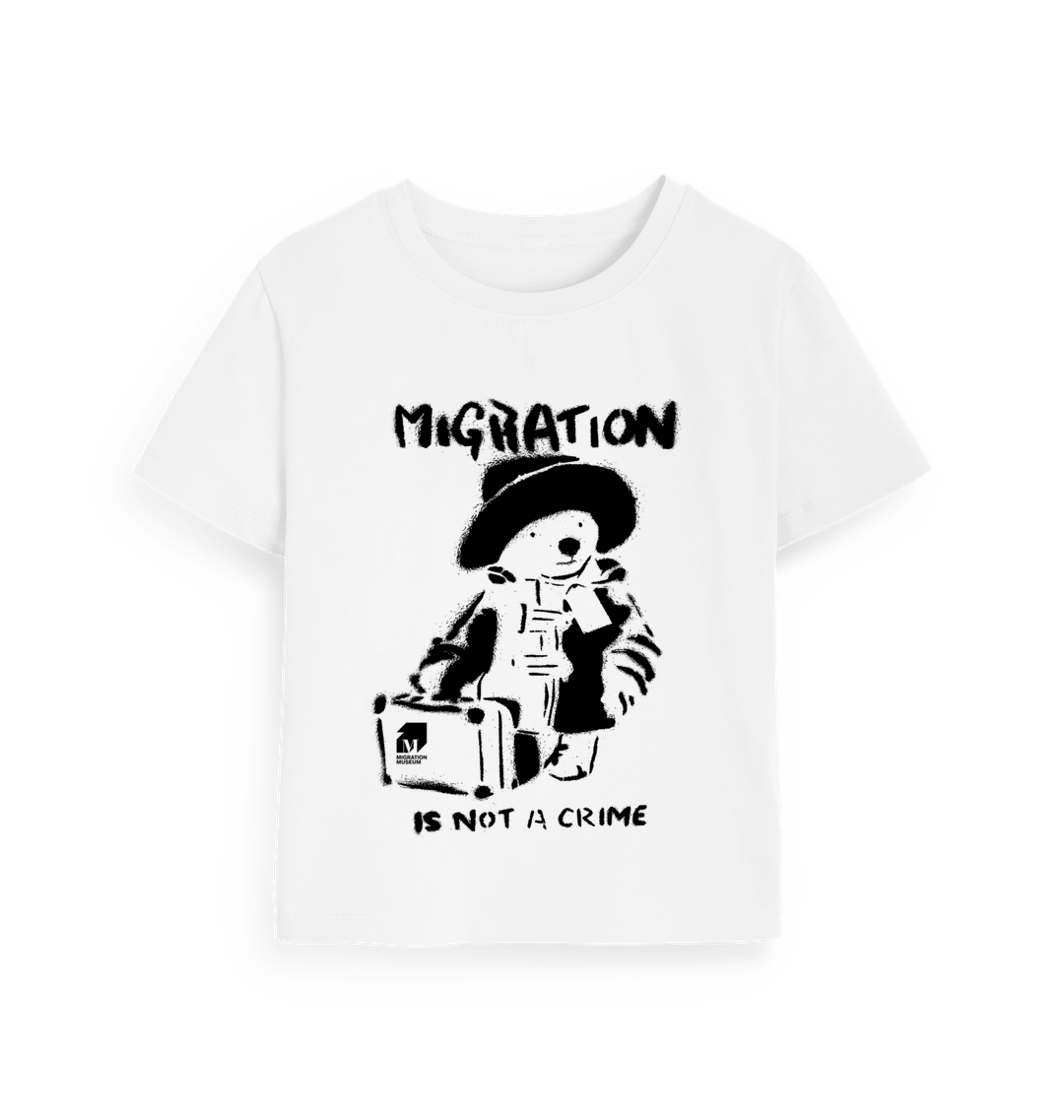 White Printed T-shirt Front