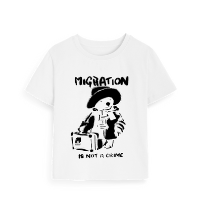 White Printed T-shirt Front