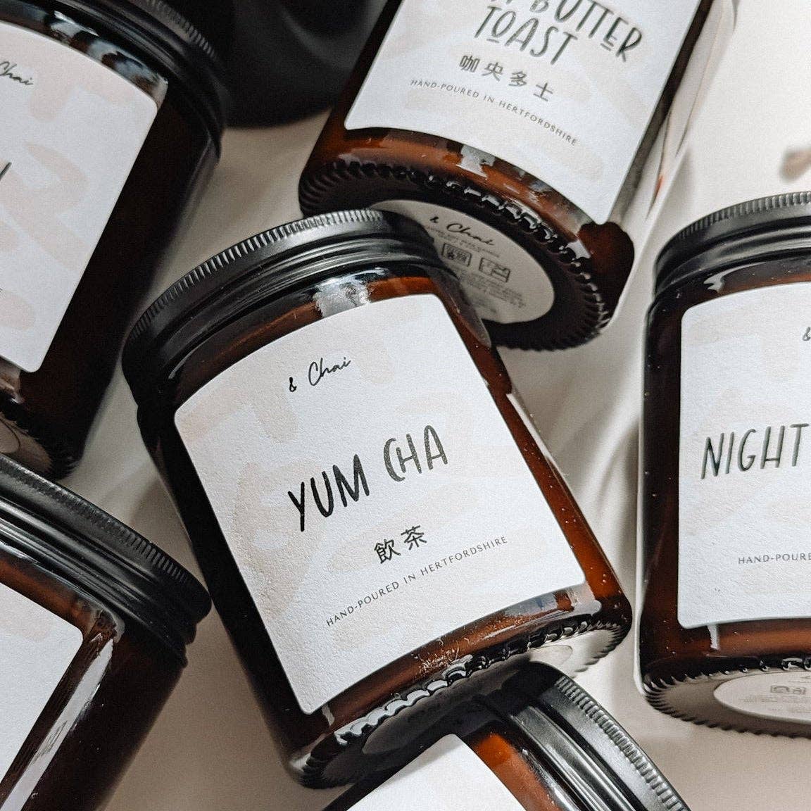 Yum Cha 飲茶 Soy Candle | Black Tea & Cocoa Scent