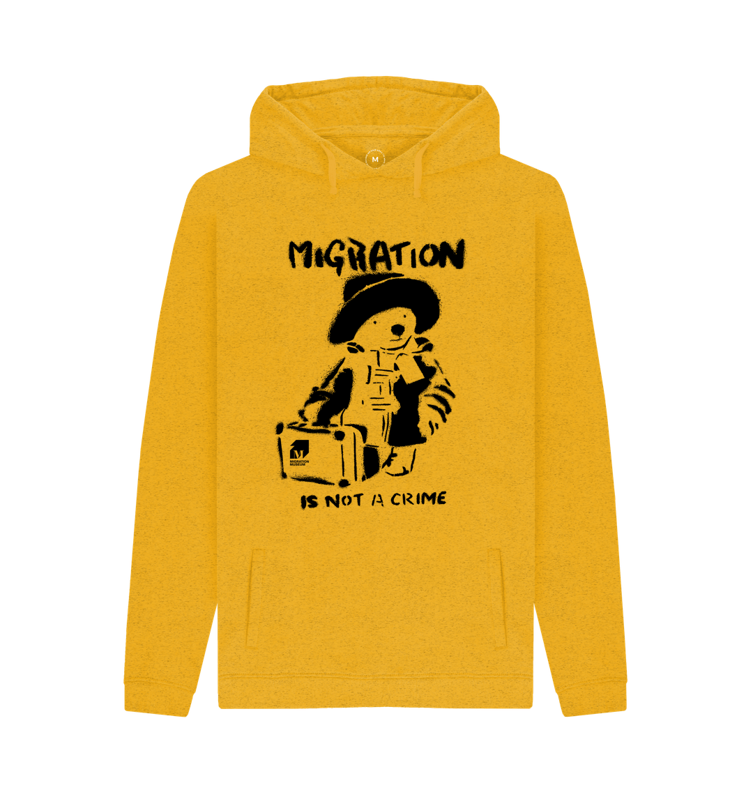 Sunflower Yellow Recycled Hoody Front