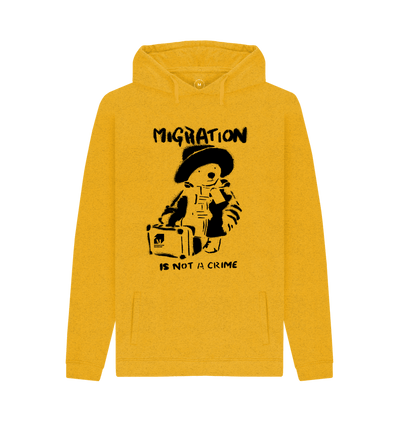 Sunflower Yellow Recycled Hoody Front