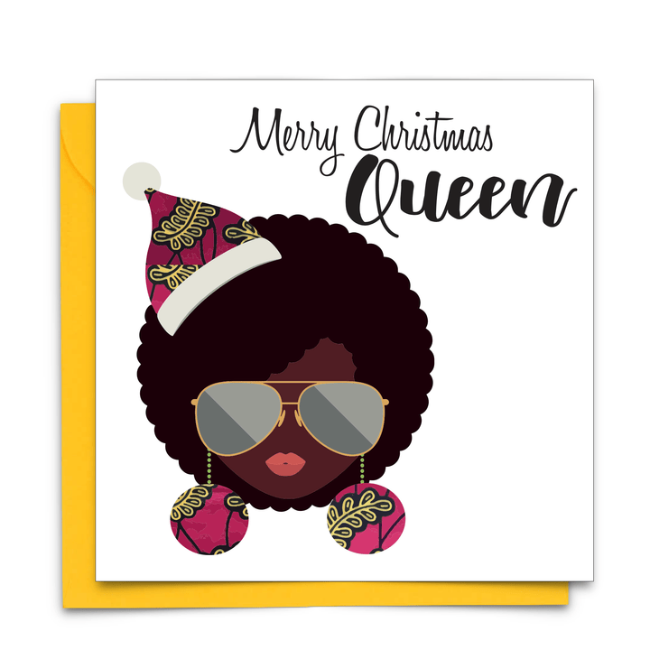 Afro Fabulous Christmas Card by Afrotouch