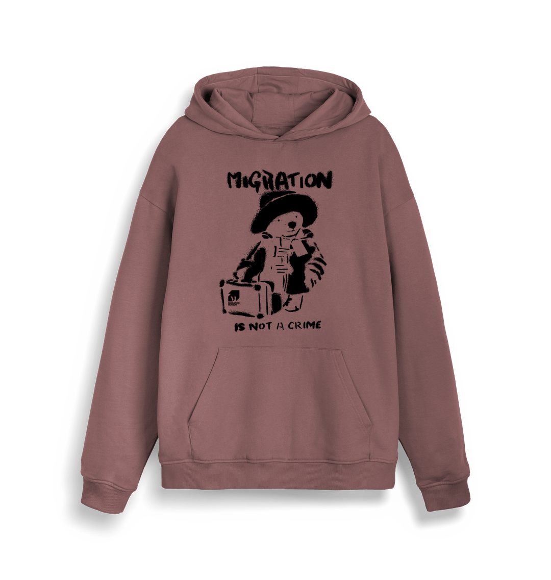 Kaffa Coffee Migration is Not a Crime Organic Hoodie - New