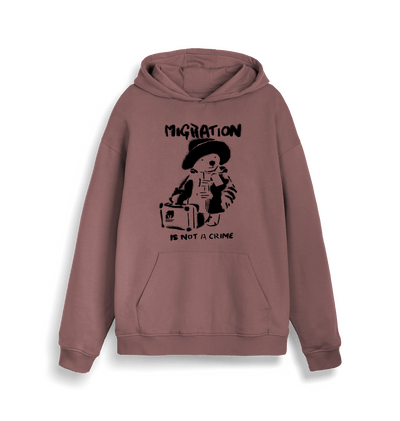 Kaffa Coffee Migration is Not a Crime Organic Hoodie - New