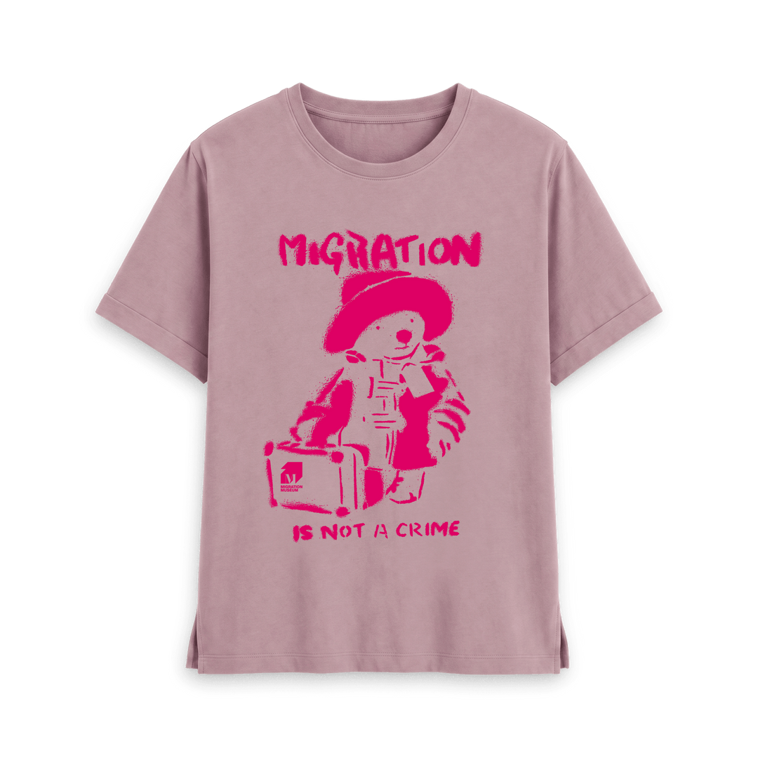 Mauve Printed T-shirt Front