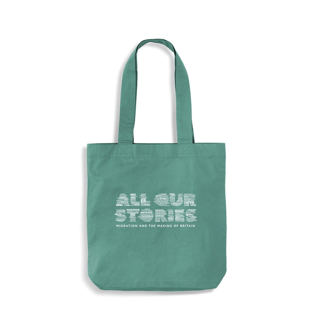 Sage Green All Our Stories Organic Tote Bag