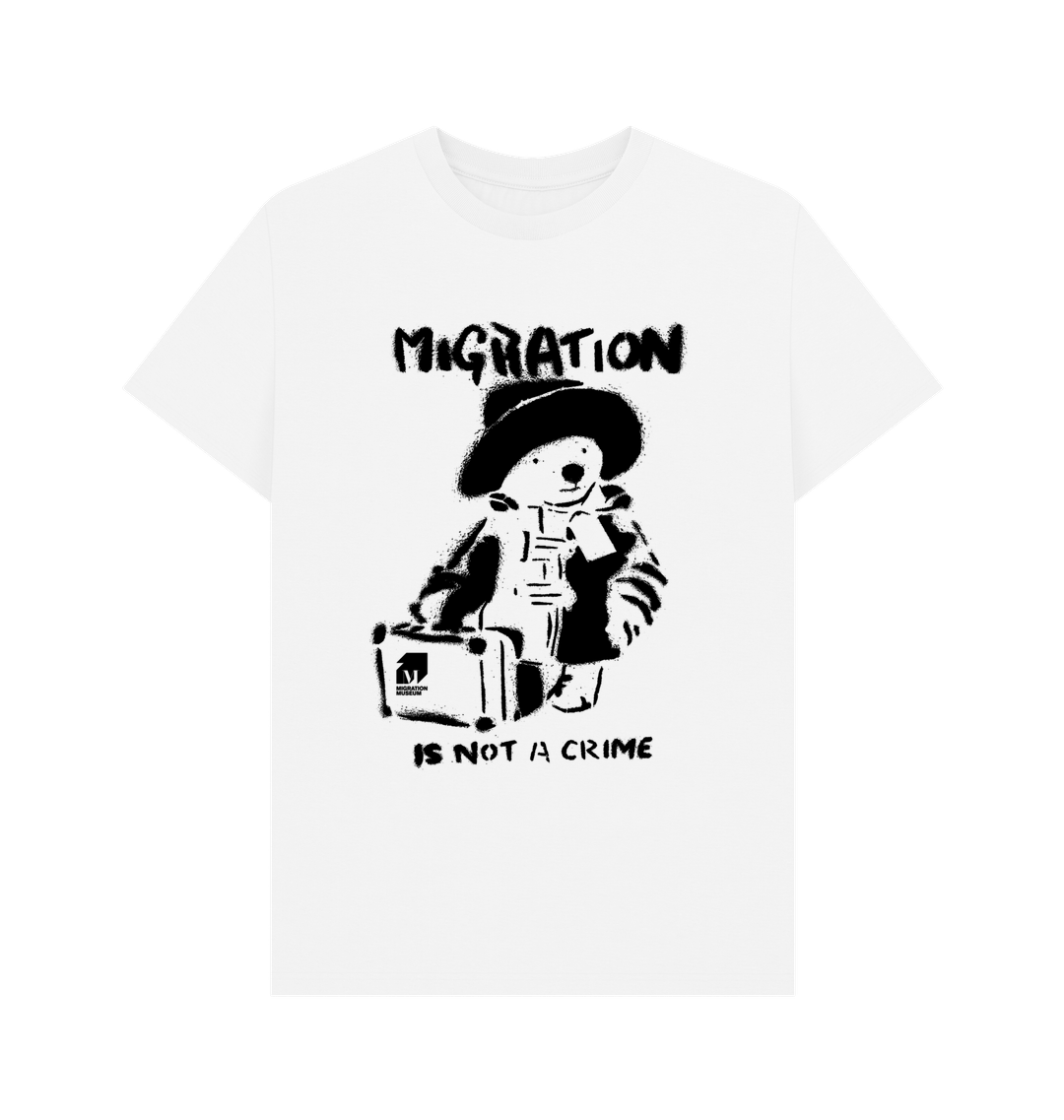 White Printed T-shirt Front