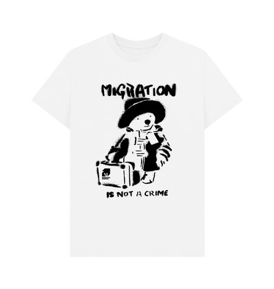 White Printed T-shirt Front