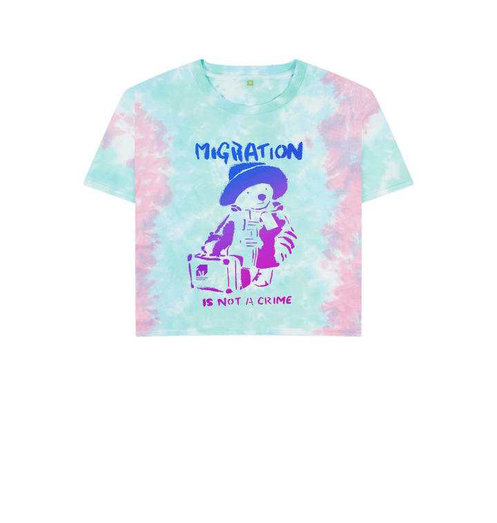 Pastel Tie Dye Printed T-shirt Front