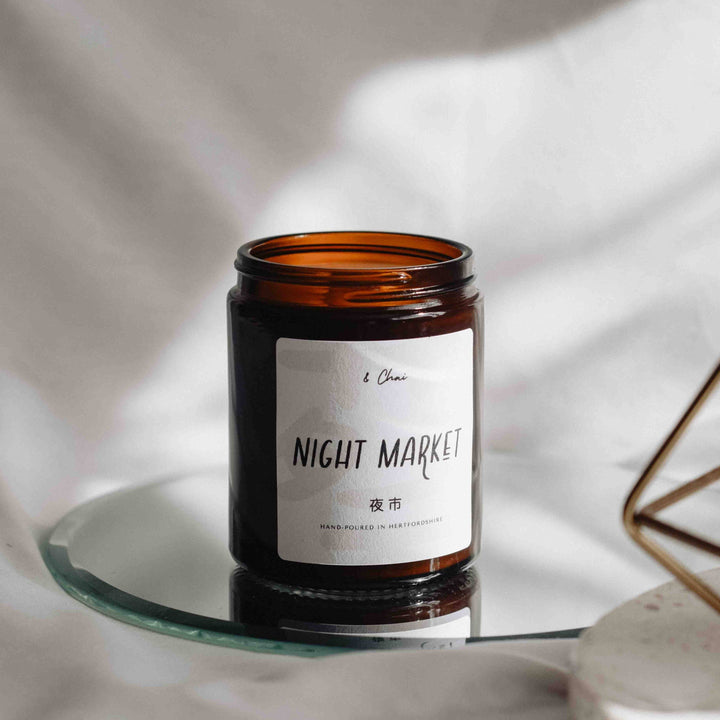 Night Market 夜市 Soy Candle |  Amber & Incense Scent