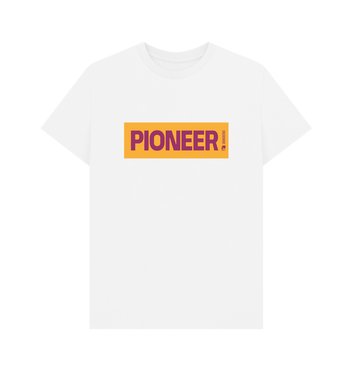 White Pioneer Organic Cotton T-shirt by Nadina Ali