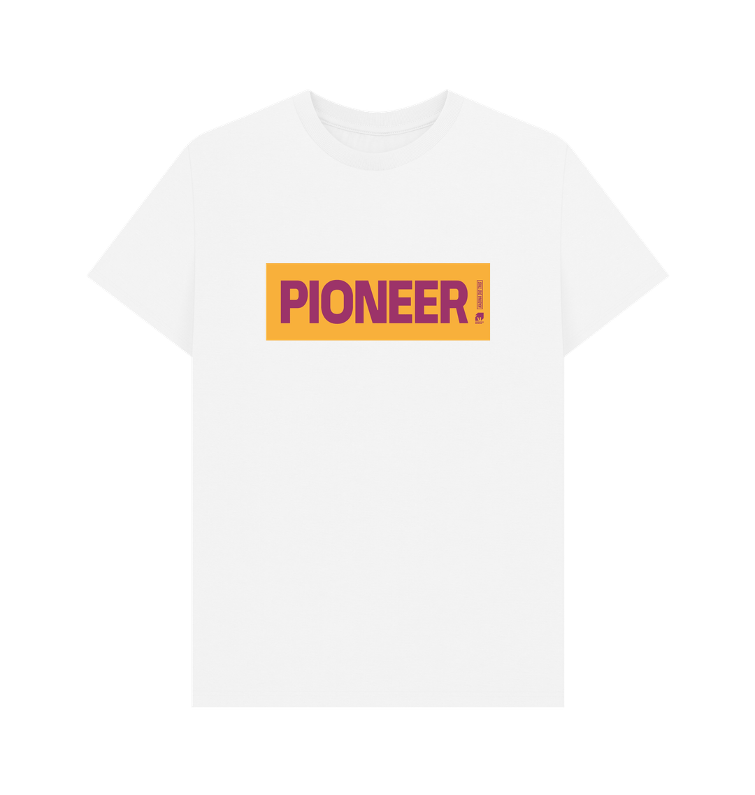 White Pioneer Organic Cotton T-shirt by Nadina Ali