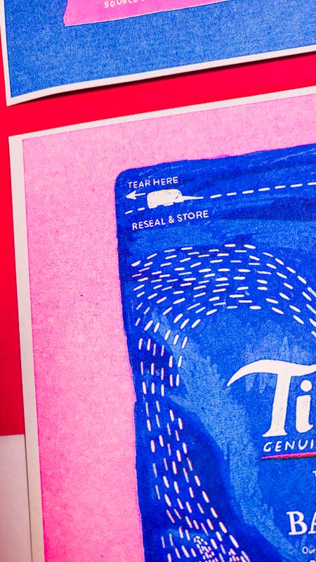 Tilda Basmati Rice - A5 Risograph Print