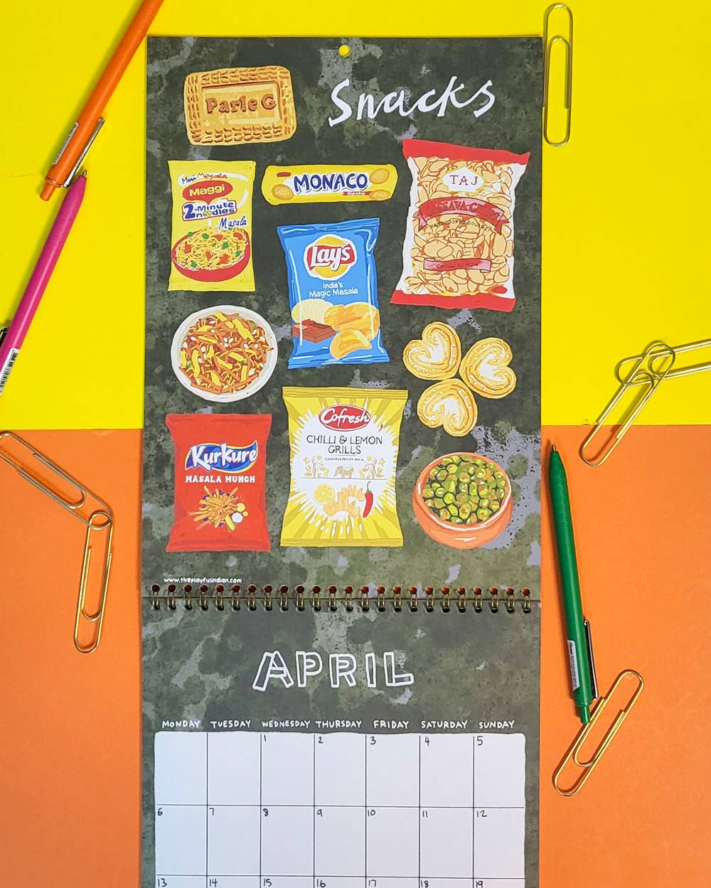 2026 South Asian Foodie Calendar