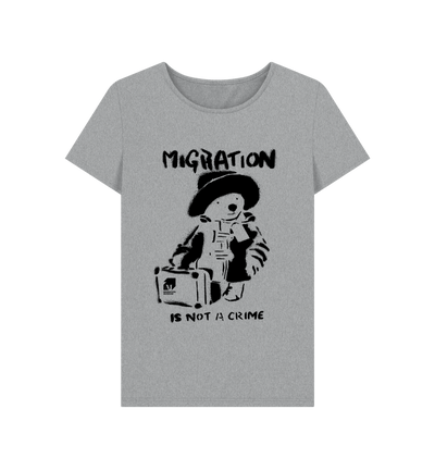 Athletic Grey Printed T-shirt