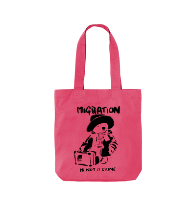 Raspberry Pink Printed Bag