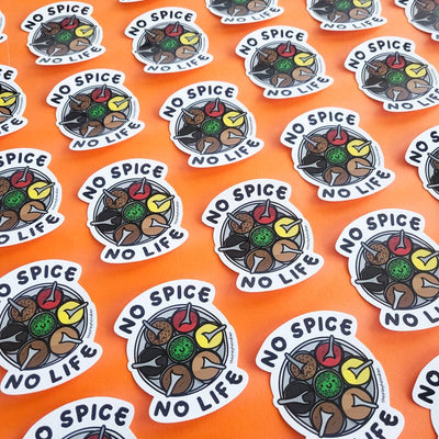 No Spice No Life Vinyl Sticker