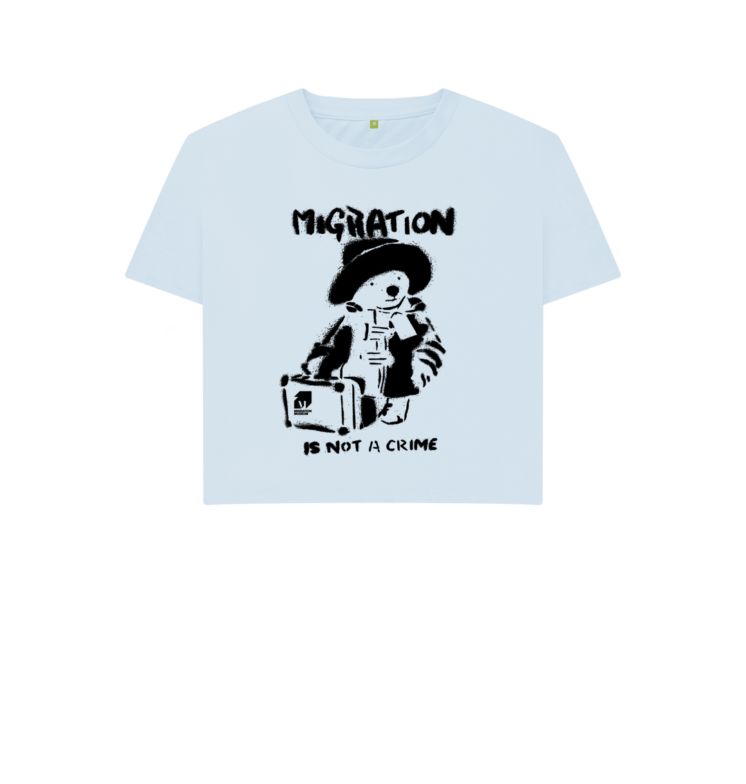 Sky Blue Printed T-shirt Front