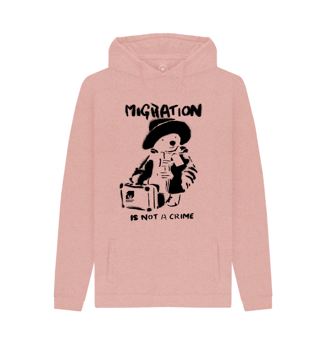 Migration is not a Crime Unisex Remill® Organic Hoodie - Migration Museum Shop