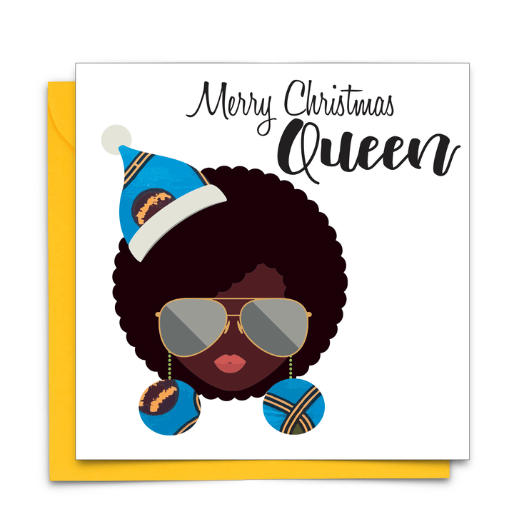 Afro Fabulous Christmas Card by Afrotouch