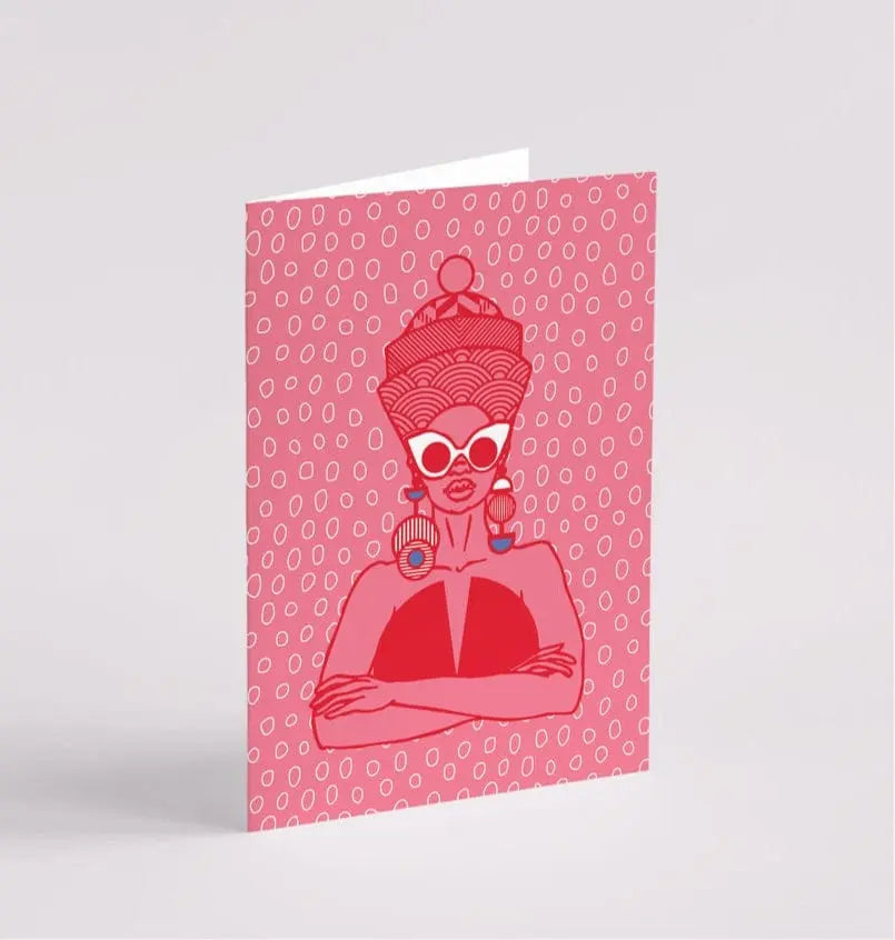 Dorcas Creates - Iretiola Greeting Card - Migration Museum Shop