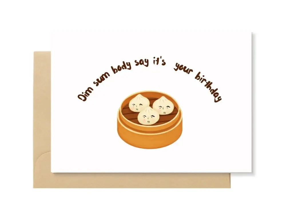 The Steam Room - Dim Sum Birthday Card - Migration Museum Shop