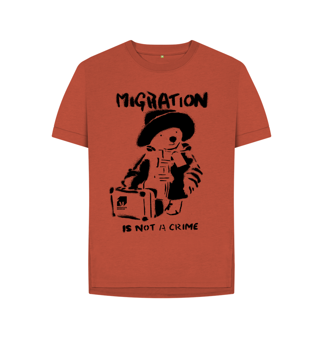 Rust Printed T-shirt Front