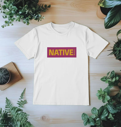 Native Organic Cotton T-shirt by Nadina Ali