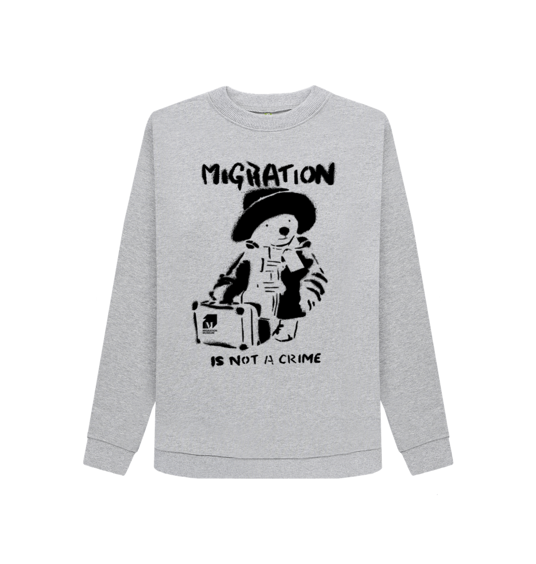 Light Heather Printed Sweater Front