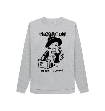 Light Heather Printed Sweater Front