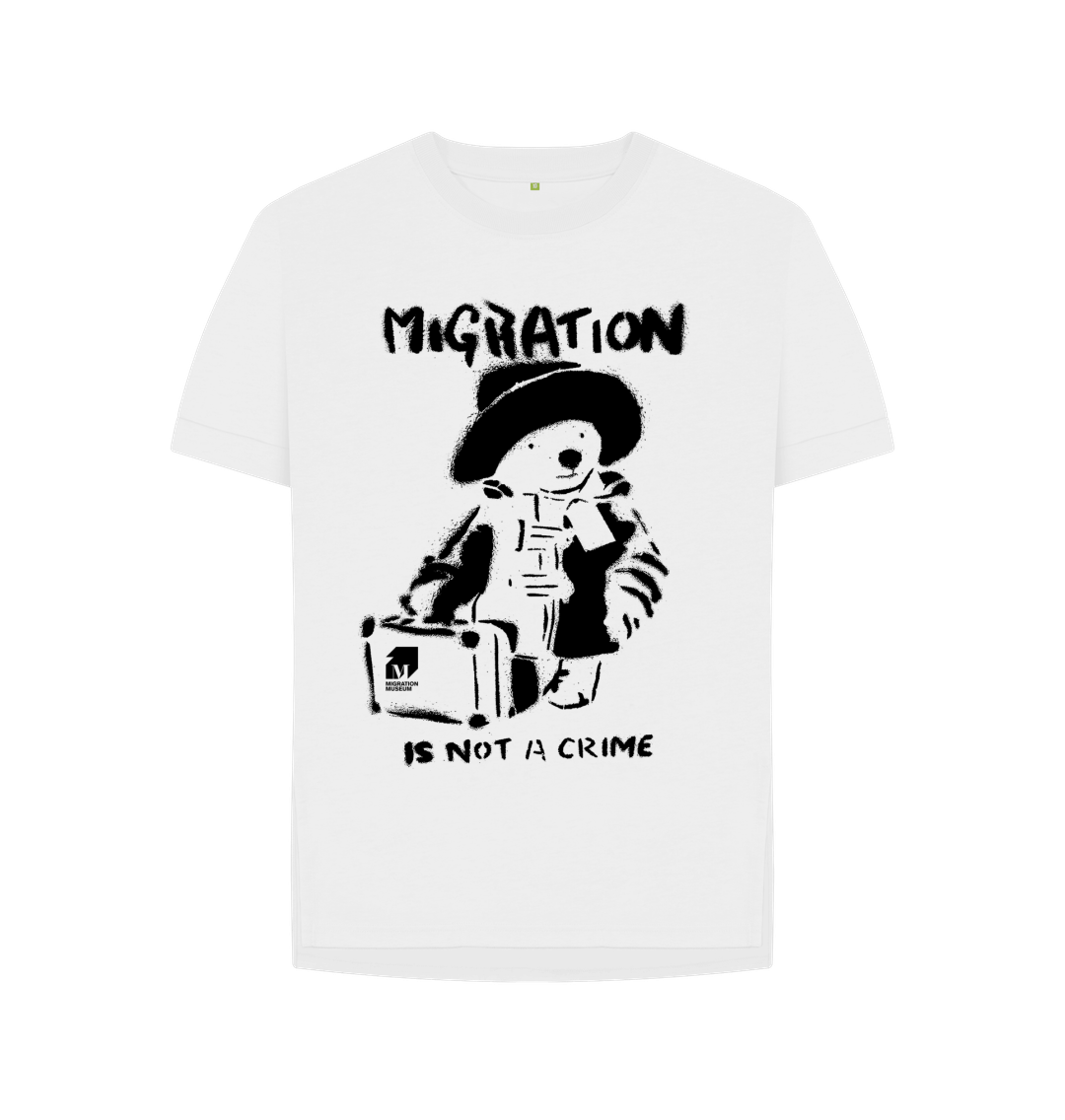 White Printed T-shirt Front