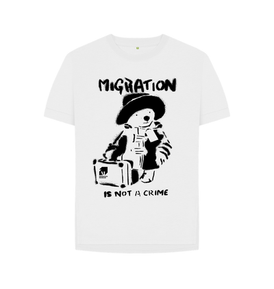 White Printed T-shirt Front