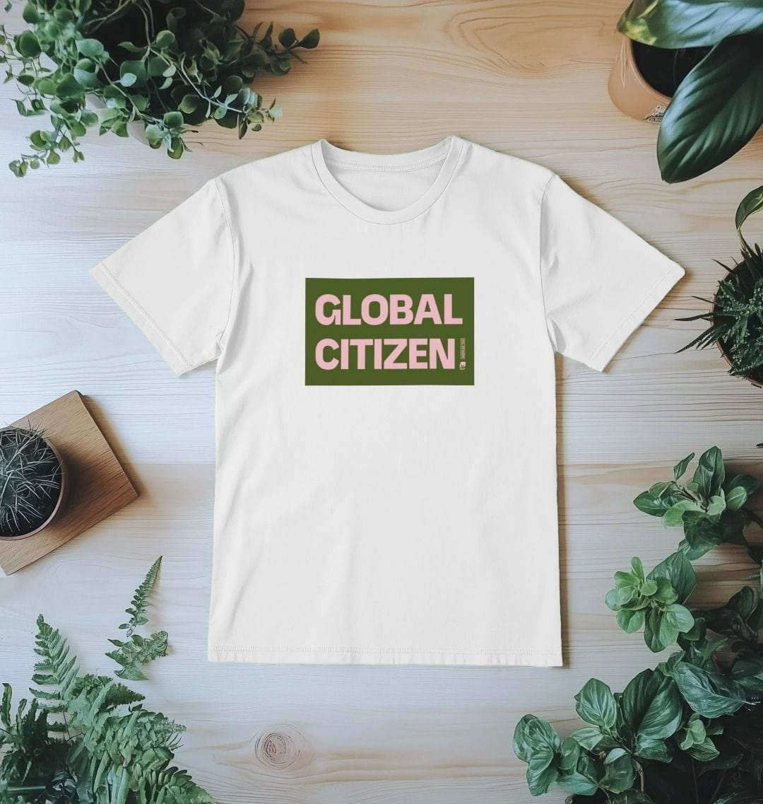 Global Citizen Organic Cotton T-shirt by Nadina Ali