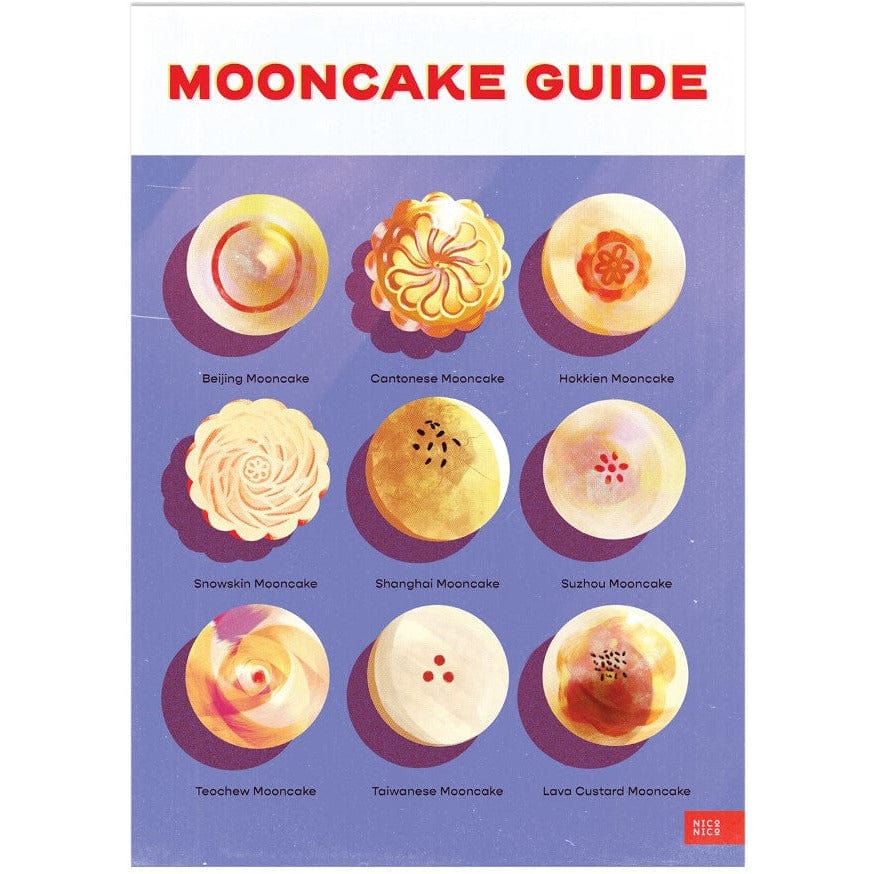 Nico Nico Print - Mooncake Guide A4 - Migration Museum Shop