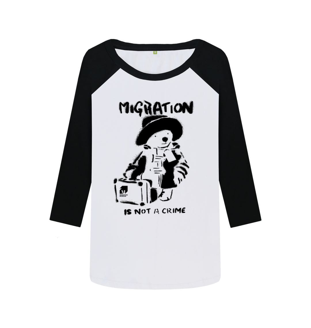 Black-White Migration Is Not A Crime Women's Baseball Top