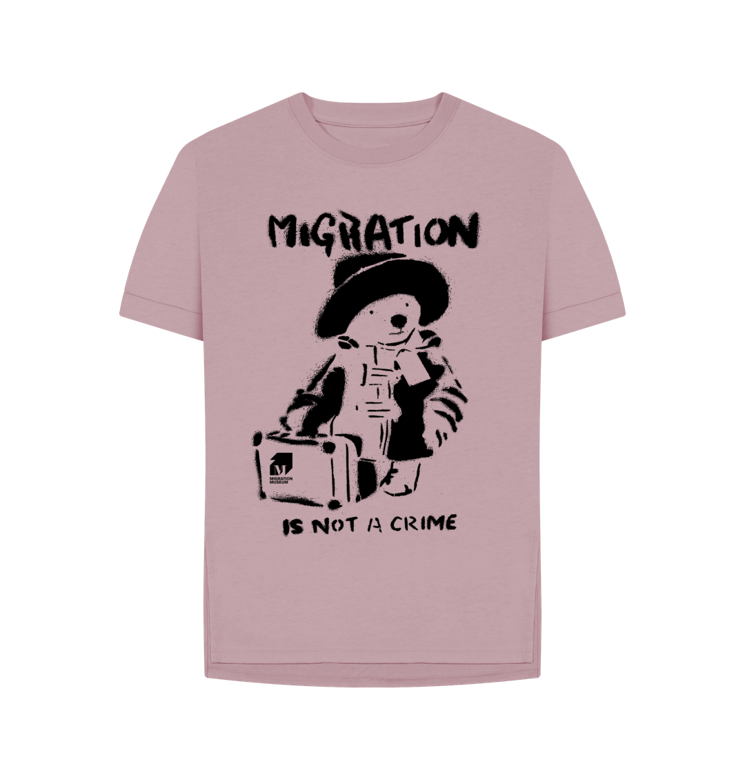 Mauve Printed T-shirt Front