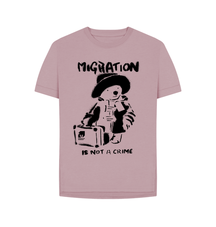 Mauve Printed T-shirt Front