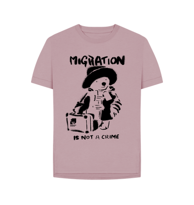Mauve Printed T-shirt Front