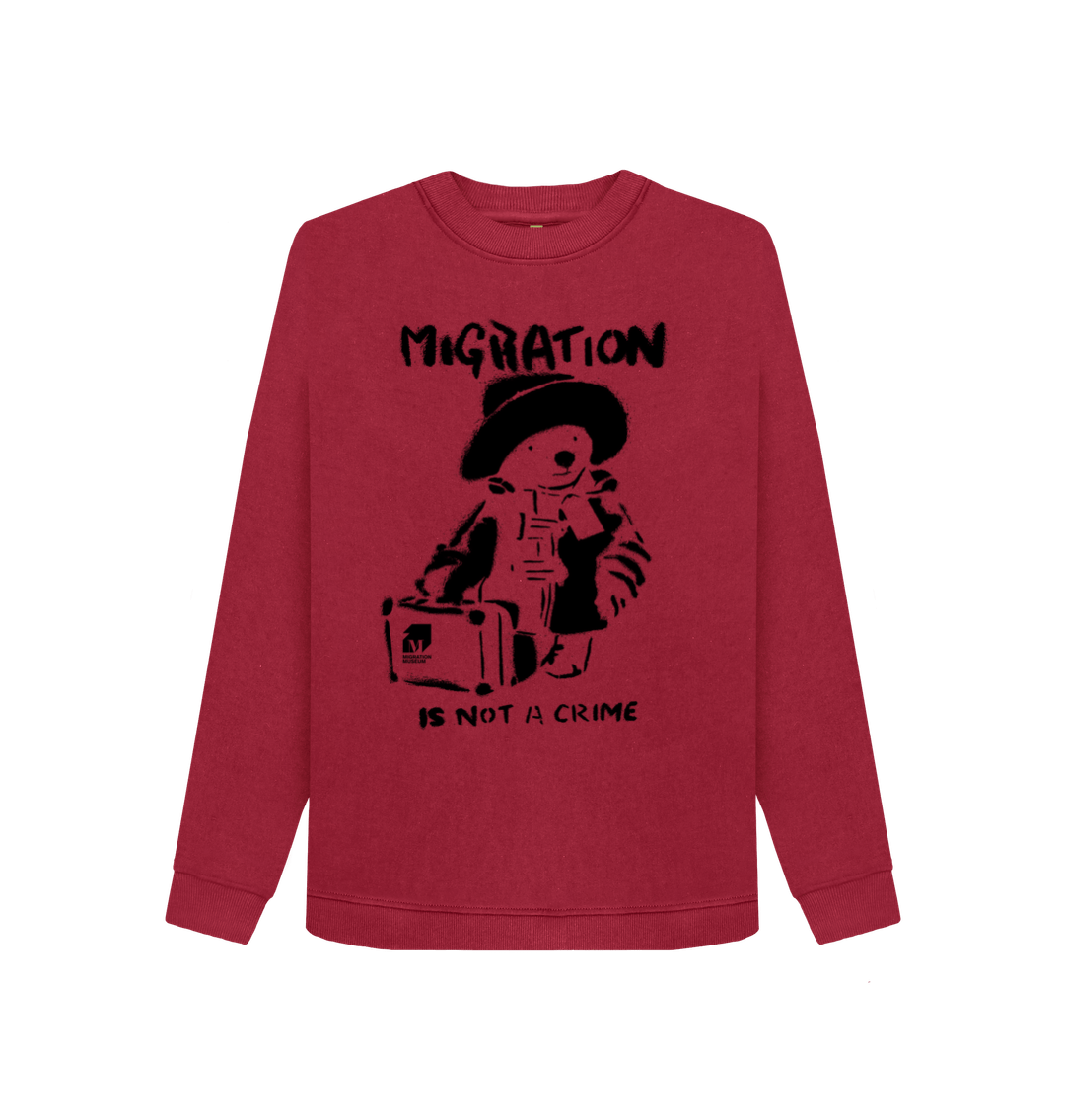 Cherry Printed Sweater Front