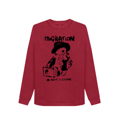 Cherry Printed Sweater Front