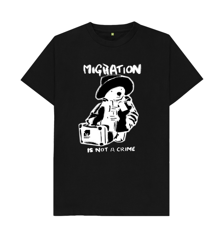 Black Printed T-shirt Front