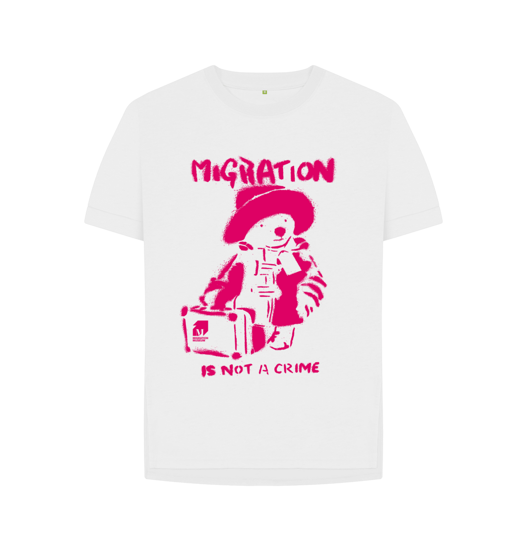 White Printed T-shirt Front