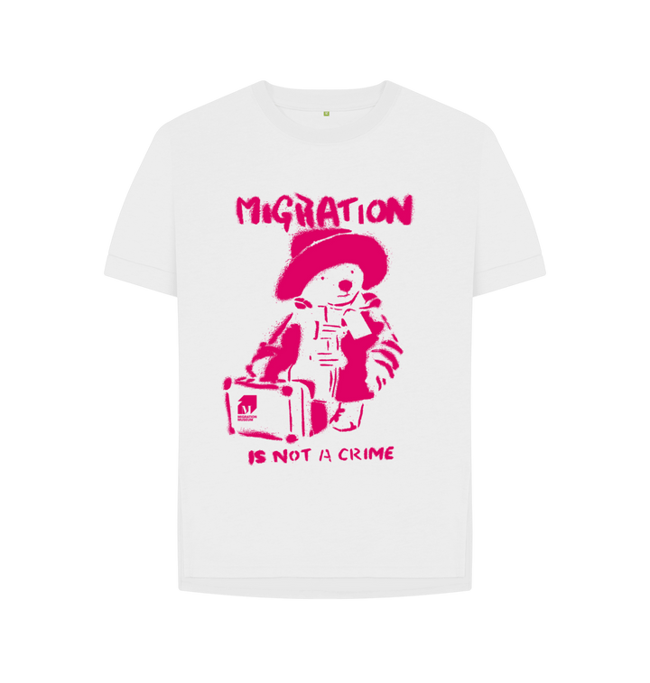 White Printed T-shirt Front