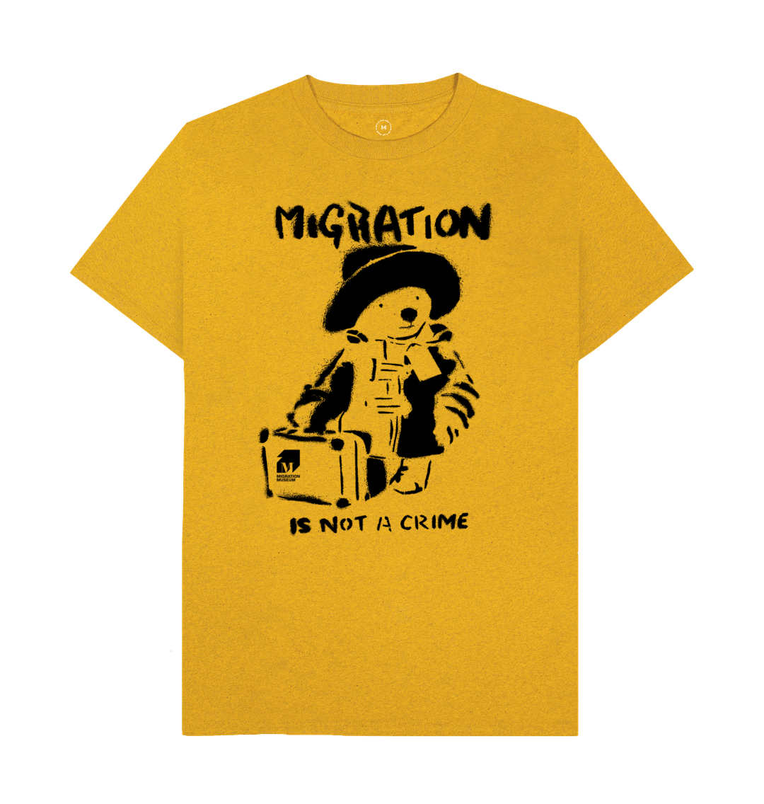 Sunflower Yellow Recycled Printed T-Shirt Front