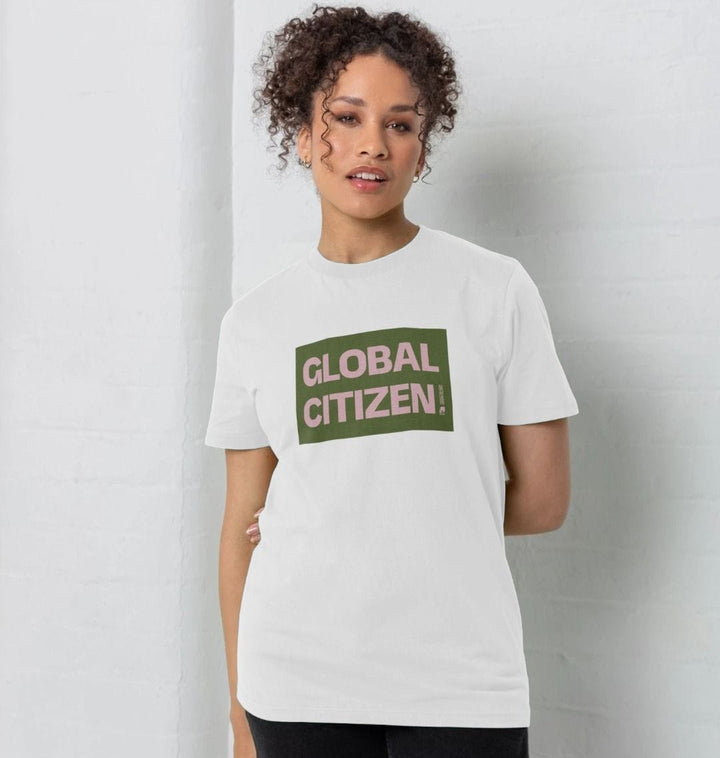 Global Citizen Organic Cotton T-shirt by Nadina Ali